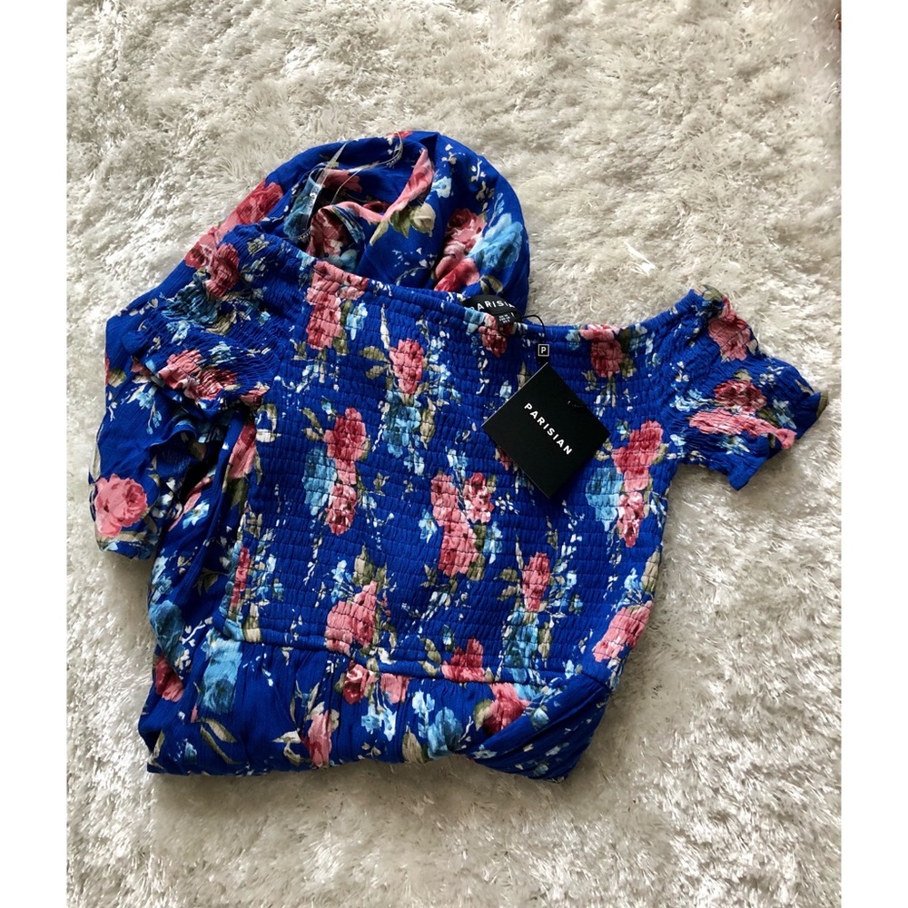 🔸 NWT Off The Shoulder Floral Midi Dress